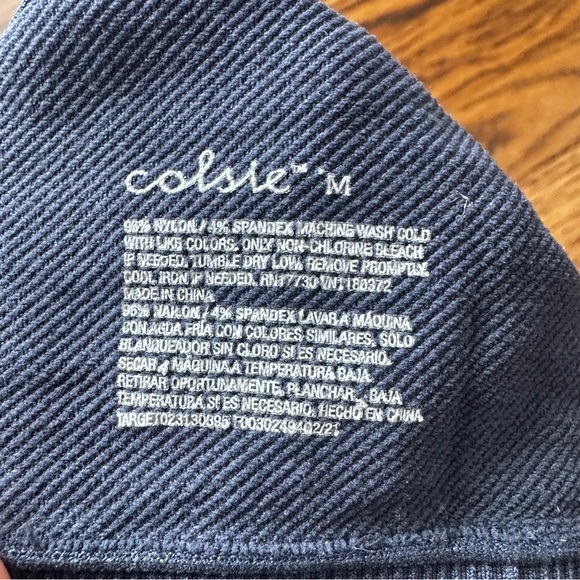 Colsie Heathered Blue seamless Bralette - Picture 4 of 11